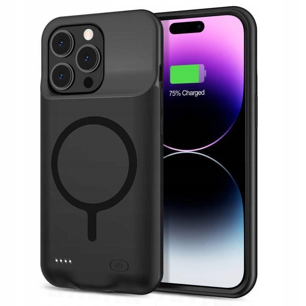 Pouzdro Apple Iphone 15 Pro Max Tech-Protect PowerCase MagSafe 7000mAh černé