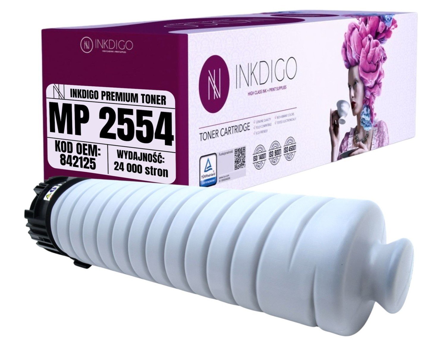 Toner do tiskáren Ricoh Aficio Mp 2554 3054 3554 3555 náhradní 841993