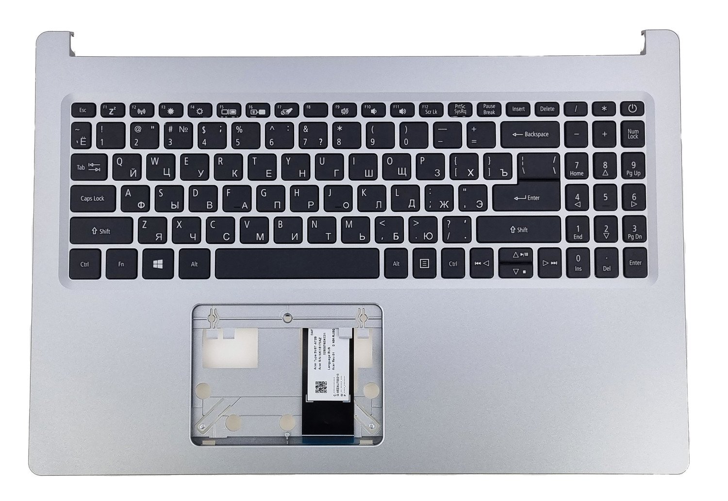 Horní Kryt Klávesnice Acer Aspire A515-54 A315-55 Ruská