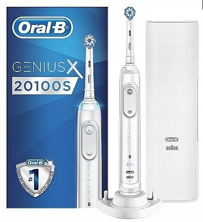 Elektrický kartáček, bílý Oral-B Genius X 20100S White