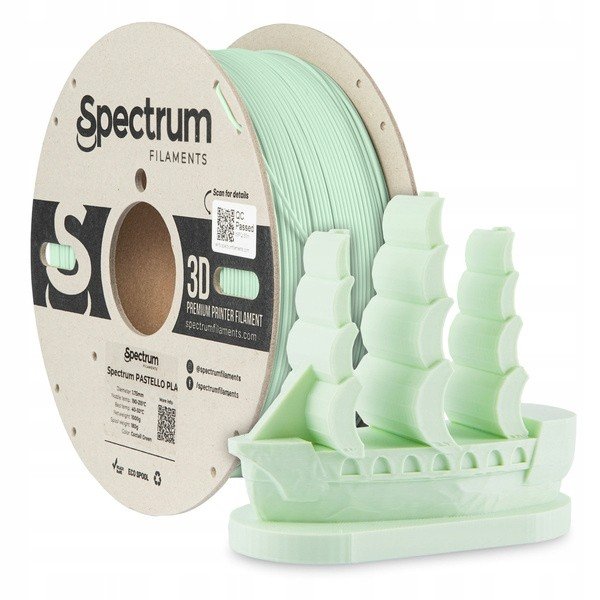 Novinka Filament Spectrum Pastello Pla 1.75mm Coctail Green 1kg