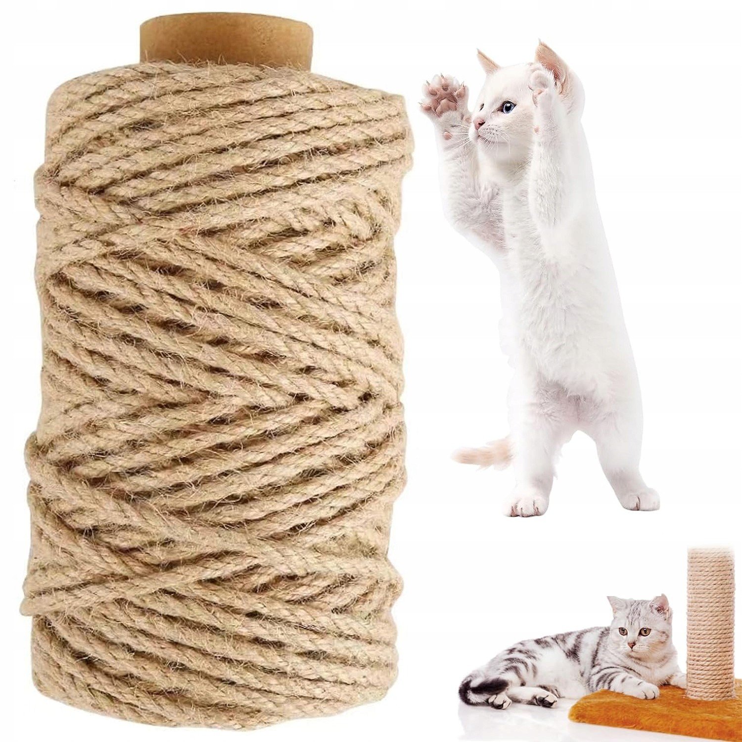 Lina Jutová Linka Dekorační Šnurek Drapak 8mm 100m