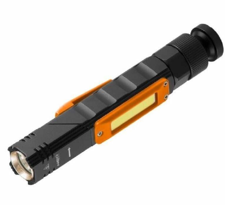 Neo Tools 99-034 Ruční lampa USB 300 LM 2 W 1 CREE XPE + COB LED