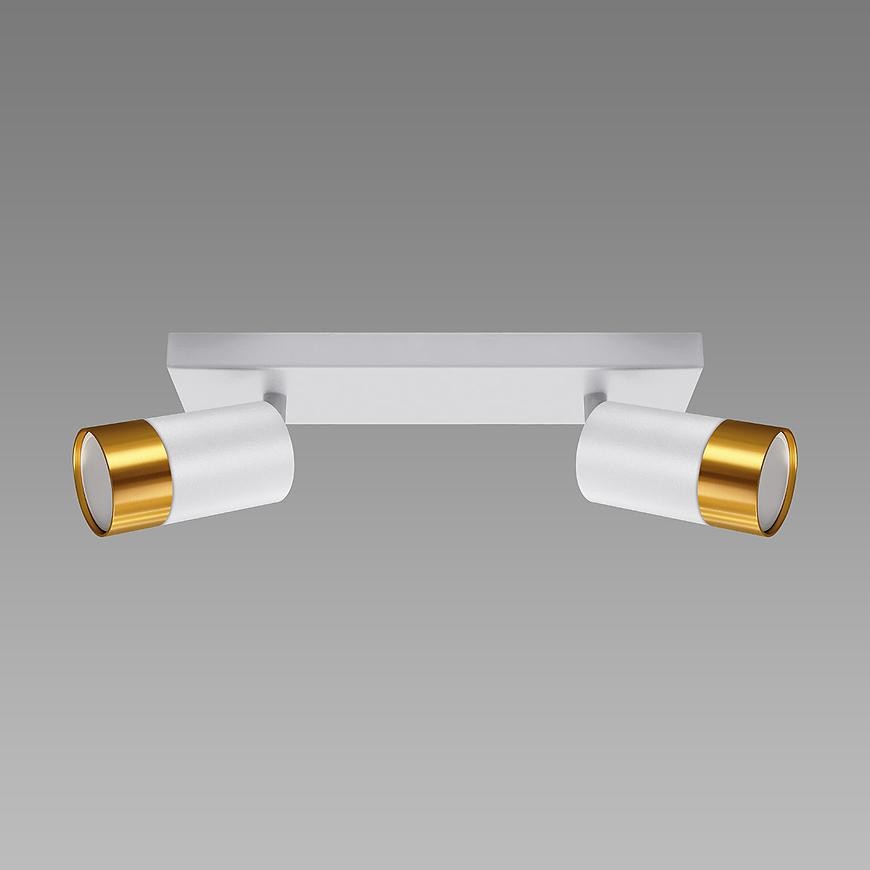 Svitidlo PUZON SPT GU10 2L WHITE/GOLD 04124 LS2