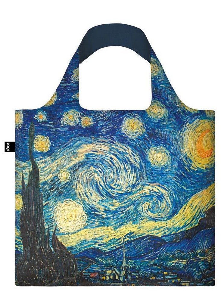 Skládací nákupní taška LOQI VINCENT VAN GOGH The Starry Night