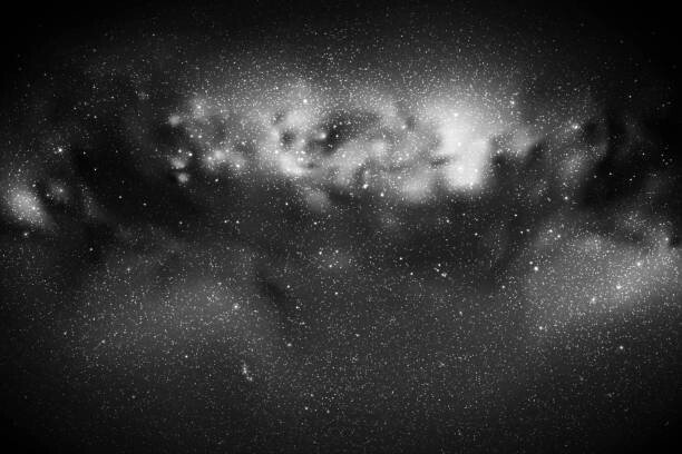 arvitalya Umělecká fotografie Space background with night starry sky, arvitalya, (40 x 26.7 cm)