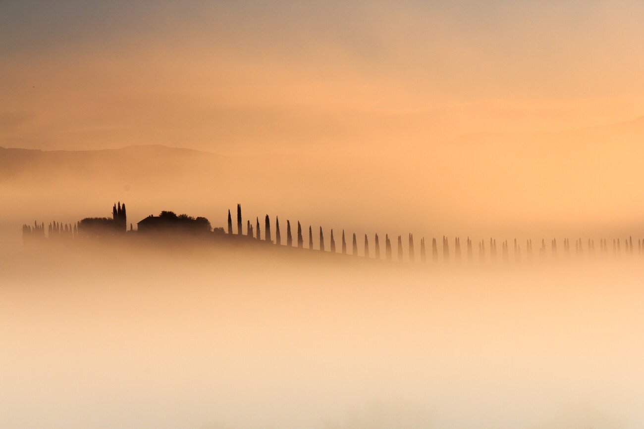 Alessandro Bergamin Umělecká fotografie Foggy sunrise, Alessandro Bergamin, (40 x 26.7 cm)