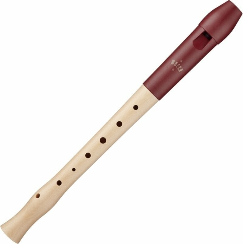 Moeck 1020 Sopránová zobcová flétna C Červená-Natural
