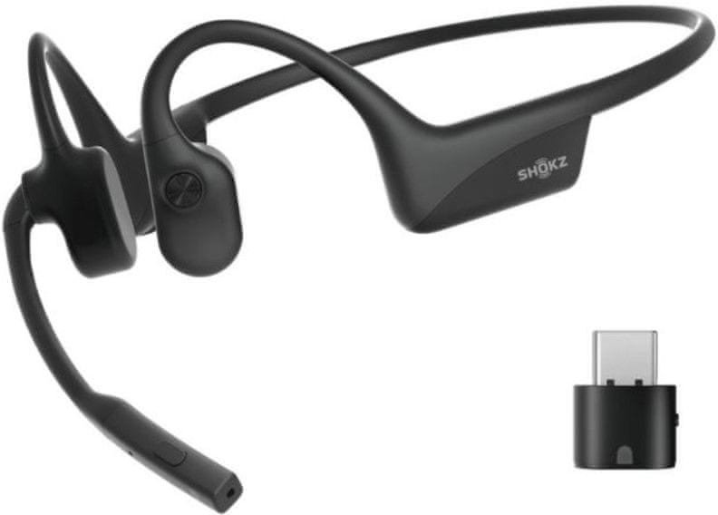 SHOKZ OpenComm2 + USB-A adaptér