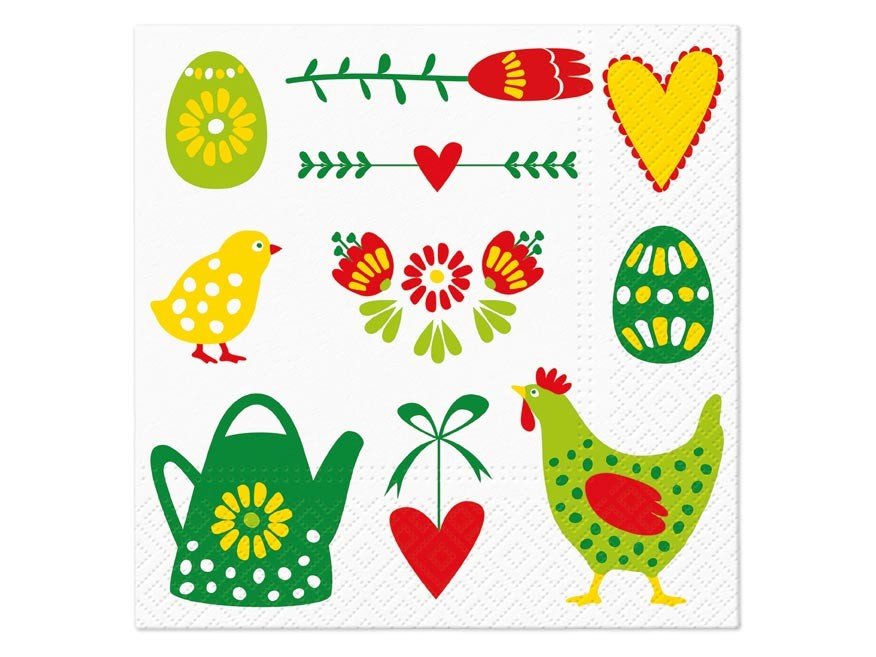 MFP 2011068 Ubrousek P 33x33 velikonoce TL663000