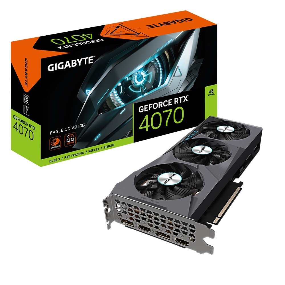 GIGABYTE GeForce RTX 4070 EAGLE V2/OC/12GB/GDDR6x