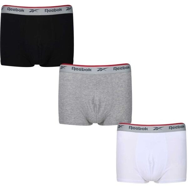 Reebok TRUNK OVETT 3pk Pánské boxerky, černá, veľkosť M