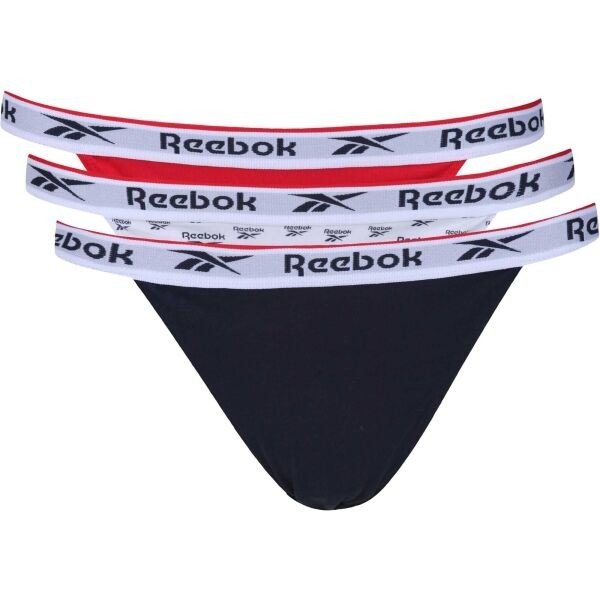 Reebok TANGA BRIEF KALAB 3pk Dámské kalhotky, černá, veľkosť M