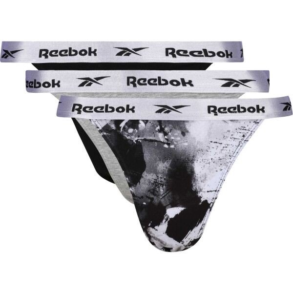 Reebok TANGA BRIEF ISLA 3pk Dámské kalhotky, černá, veľkosť L