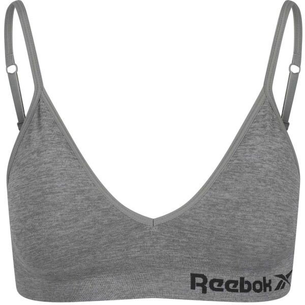 Reebok SEAMLESS BRA JUSTINE Dámská podprsenka, šedá, veľkosť S