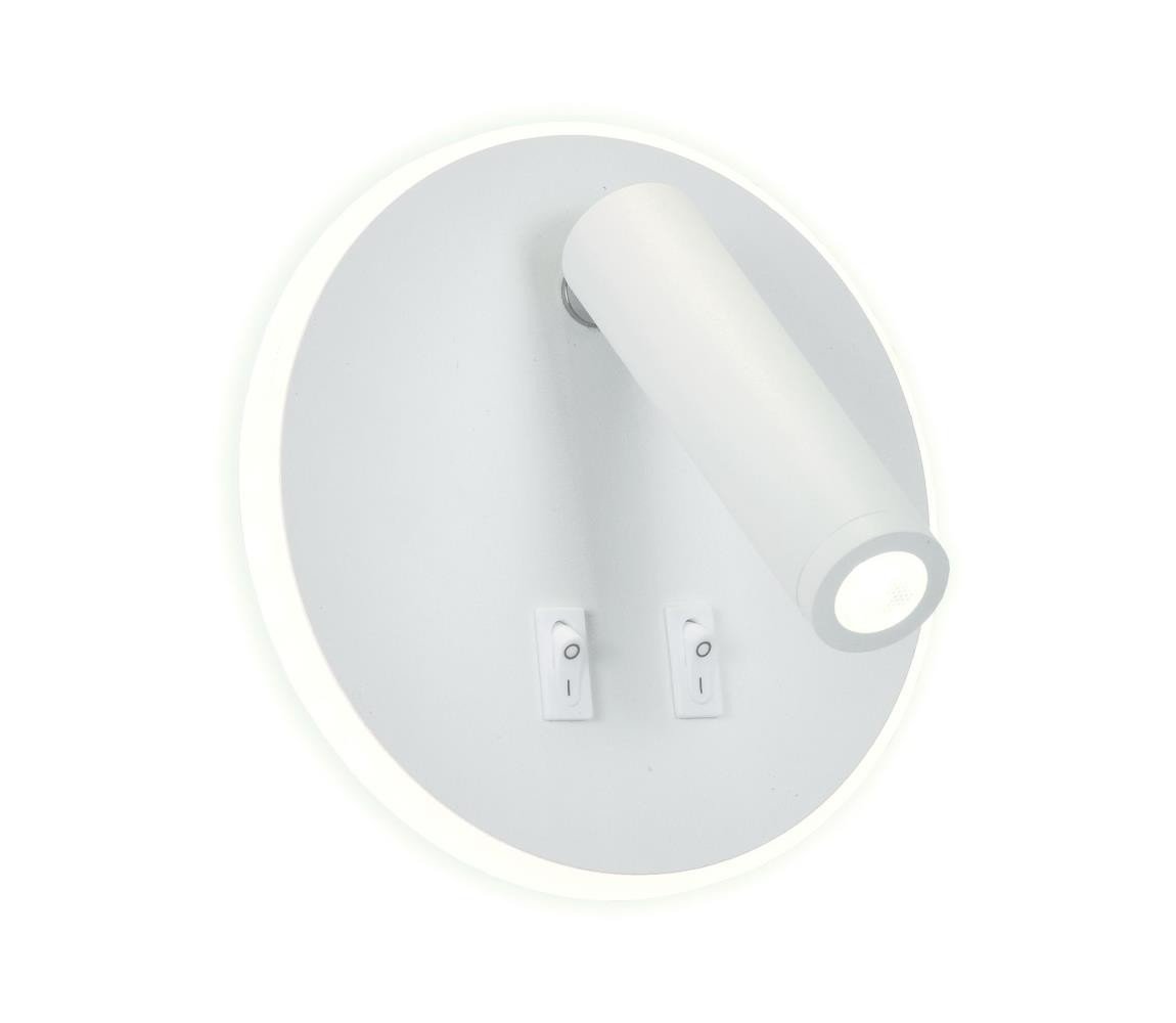 Eurolamp LED Nástěnné bodové svítidlo IRIS LED/12W/230V 3000K bílá