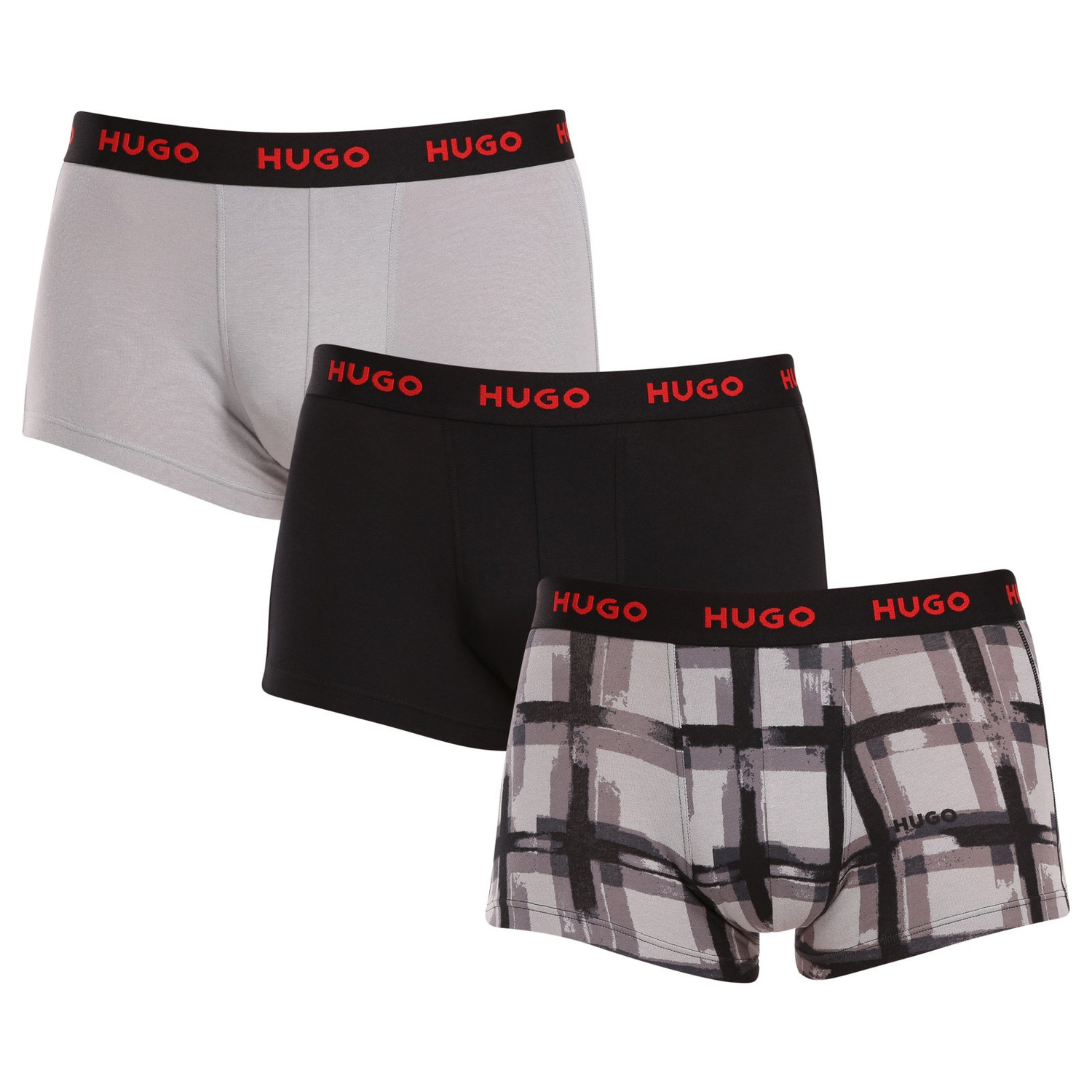 3PACK pánské boxerky Hugo Boss vícebarevné (50480170 039) XL