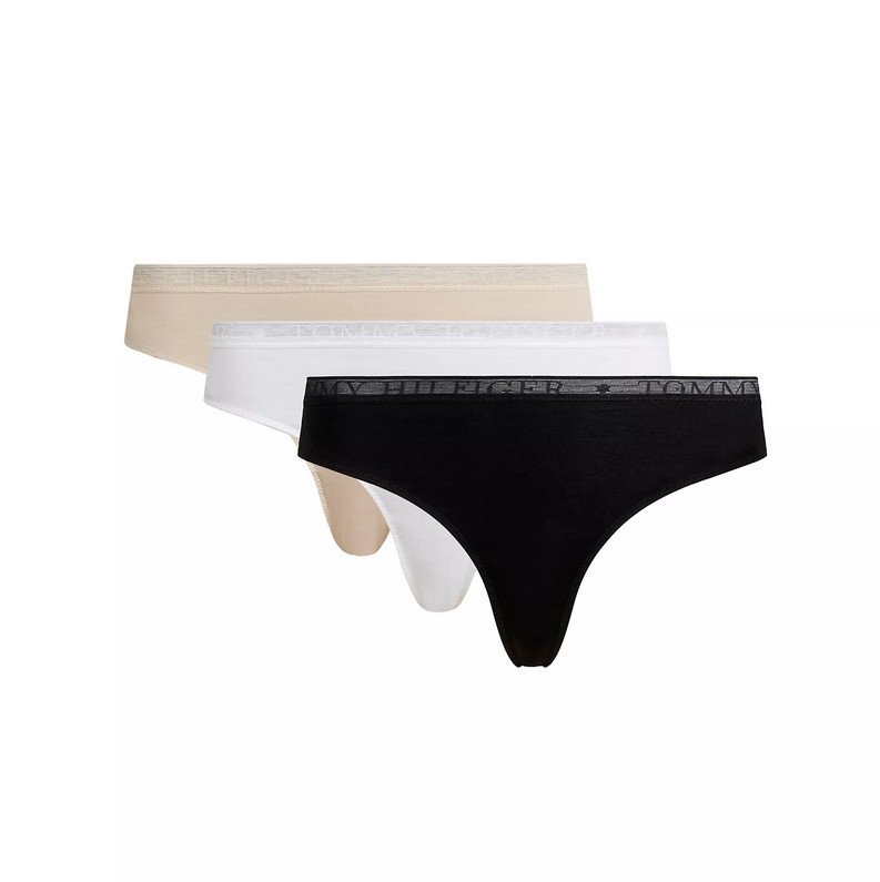 3PACK dámské kalhotky Tommy Hilfiger nadrozměr vícebarevné (UW0UW04890 0XY) XL