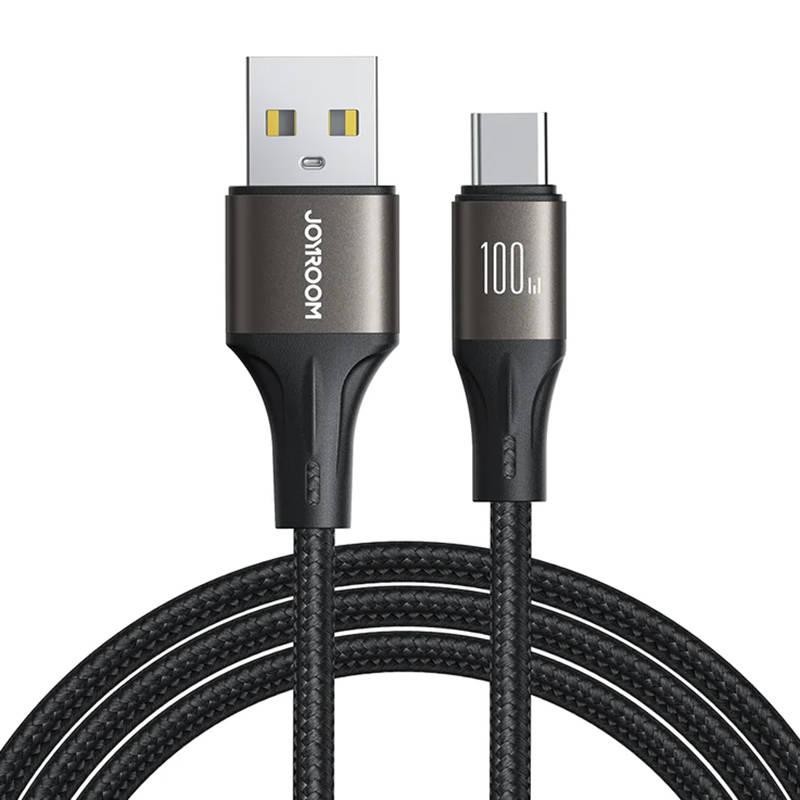 Kabel Light-Speed USB do USB-C Joyroom SA25-AC6 / 100W / 2m (czarny)