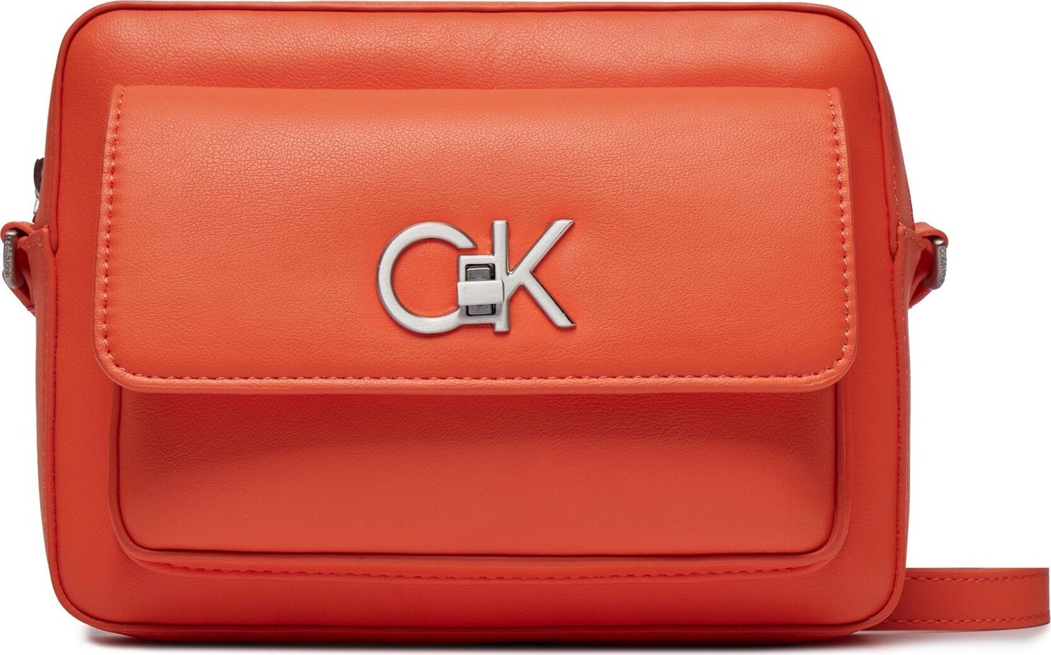 Kabelka Calvin Klein Re-Lock Camera Bag W/Flap K60K611083 Orange SA3