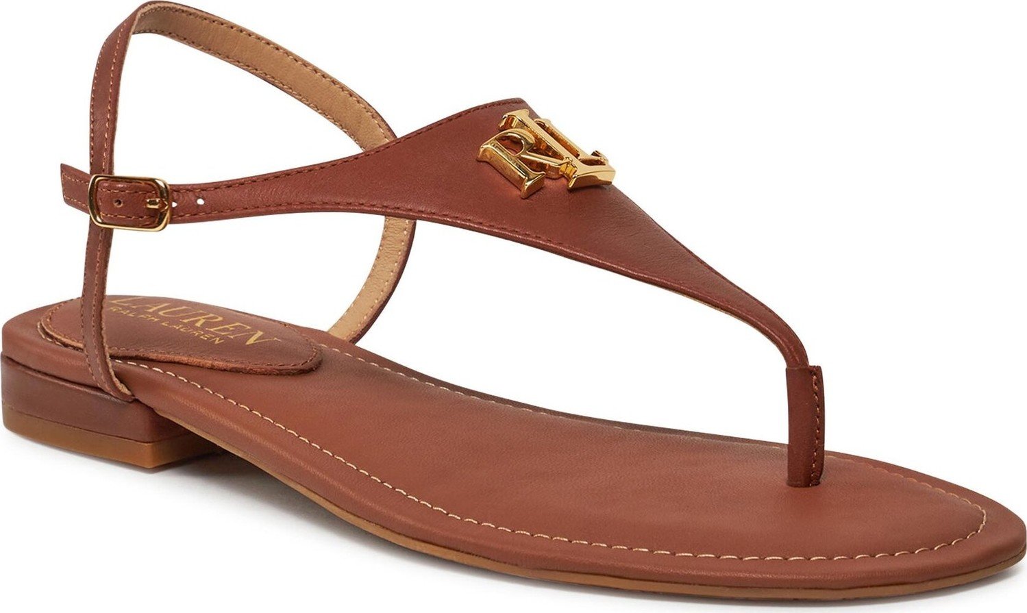 Sandály Lauren Ralph Lauren 802940593002 Deep Saddle Tan