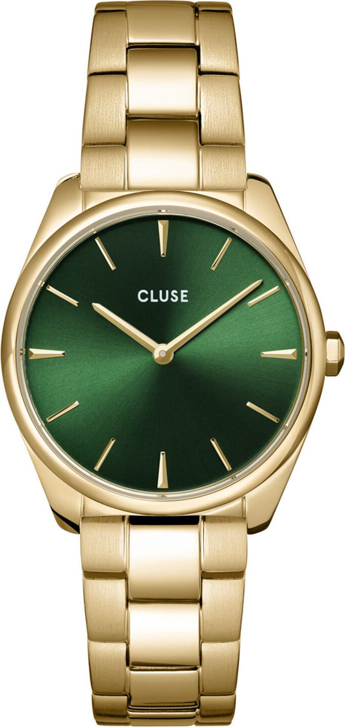 Hodinky Cluse Féroce Petite CW11217 Gold/Green