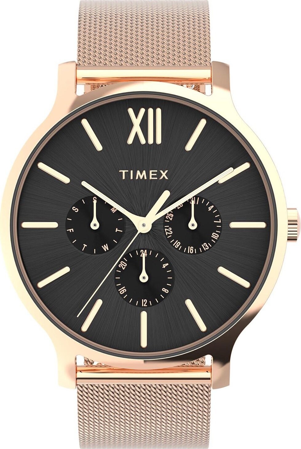 Hodinky Timex Transcend TW2W19900 Gold/Black