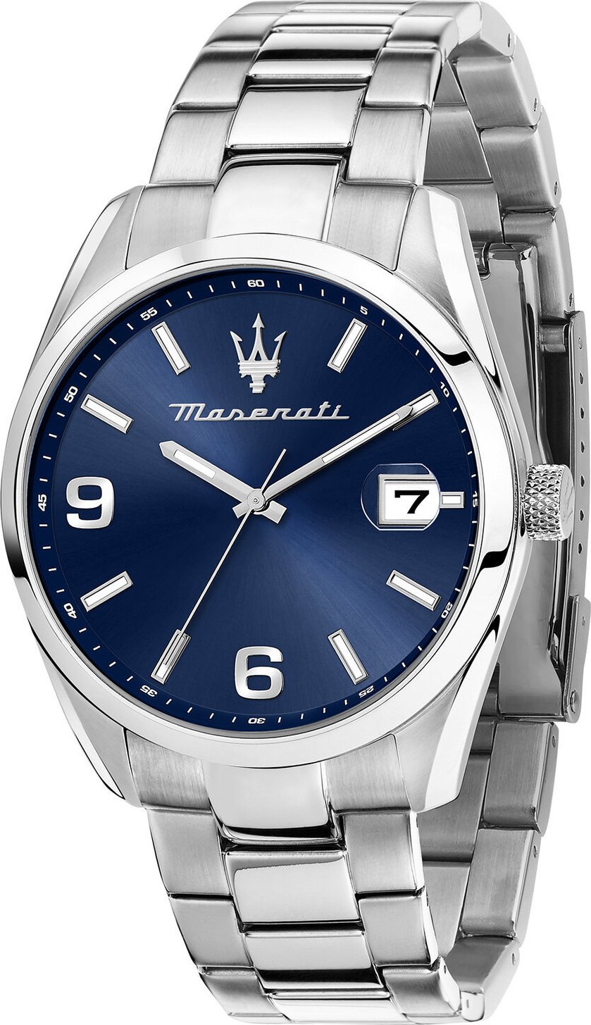 Hodinky Maserati Attrazione R8853151013 Silver/Navy