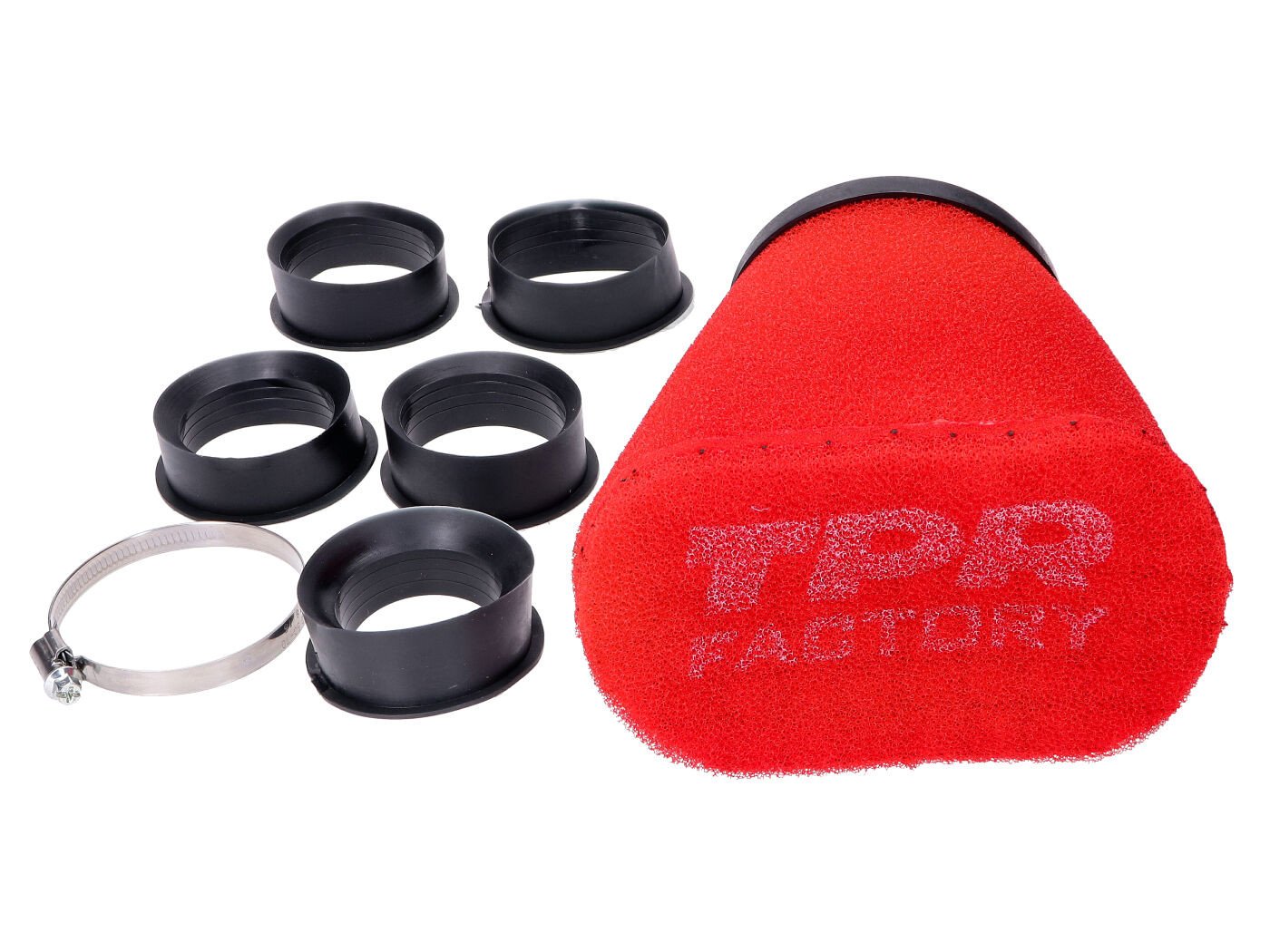 Vzduchový filtr Top Performances TPR Factory červená 46-62mm 44474