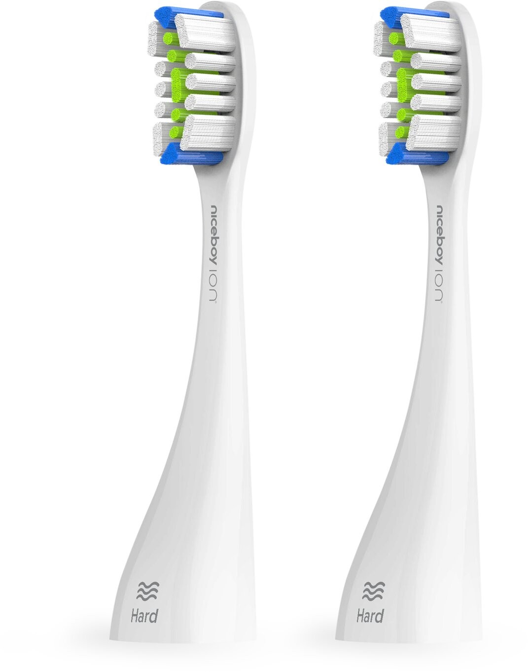 Niceboy ION Sonic Pro UV toothbrush heads 2 pcs Hard white - sonic-pro-uv-hard-white