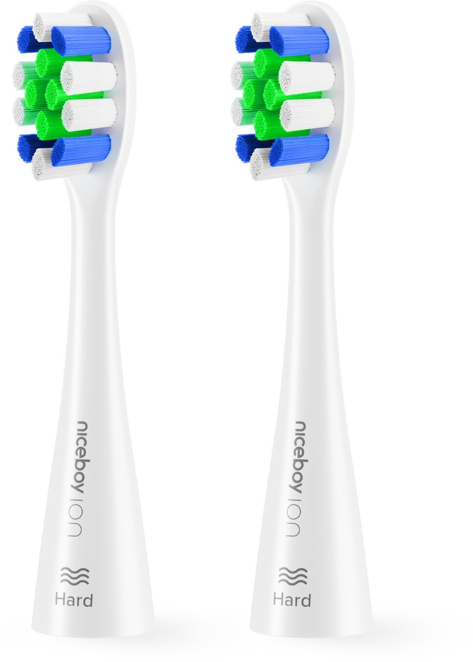 Niceboy ION Sonic Lite toothbrush heads 2 pcs Hard white - sonic-lite-hard-white