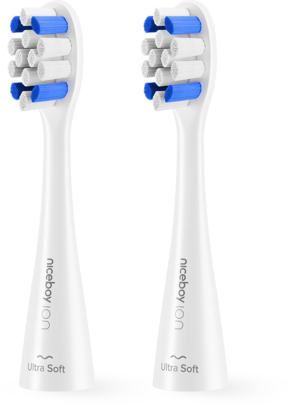 Niceboy ION Sonic Kids toothbrush heads 2 pcs Ultrasoft white - sonic-kids-ultrasoft-white