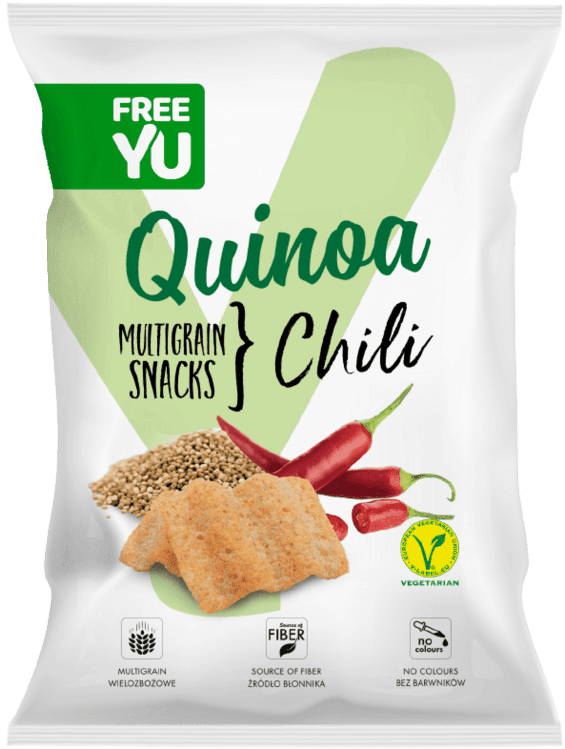 FreeYu Quinoa multigrain snack Chili 70 g