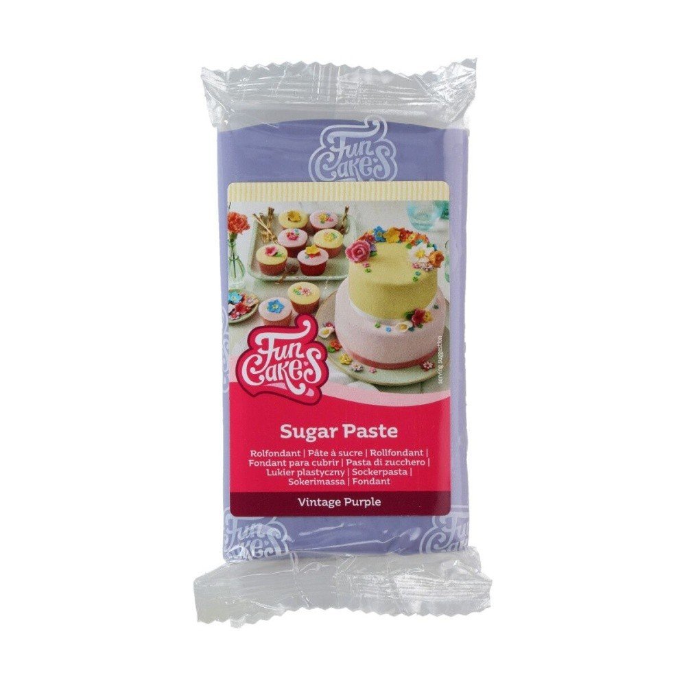 FunCakes potahový fondán Vintage purple - fialová 250g