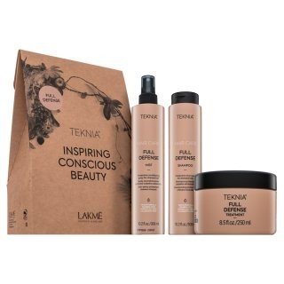 Lakmé Teknia Full Defense Pack sada pro ochranu a lesk vlasů 300 ml + 300 ml + 250 ml