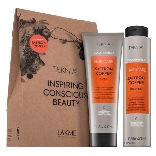 Lakmé Teknia Color Refresh Saffron Copper Pack šampon + maska pro oživení měděných odstínů 300 ml + 250 ml