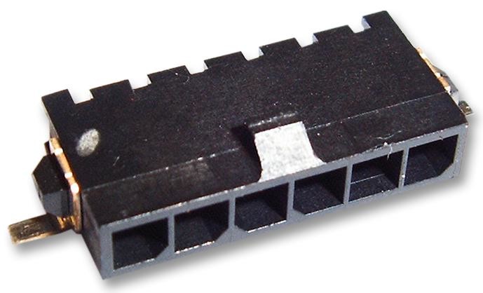 Amp - Te Connectivity 2-1445057-6 Header, Right Angle, Smt, 1Row, 6Way