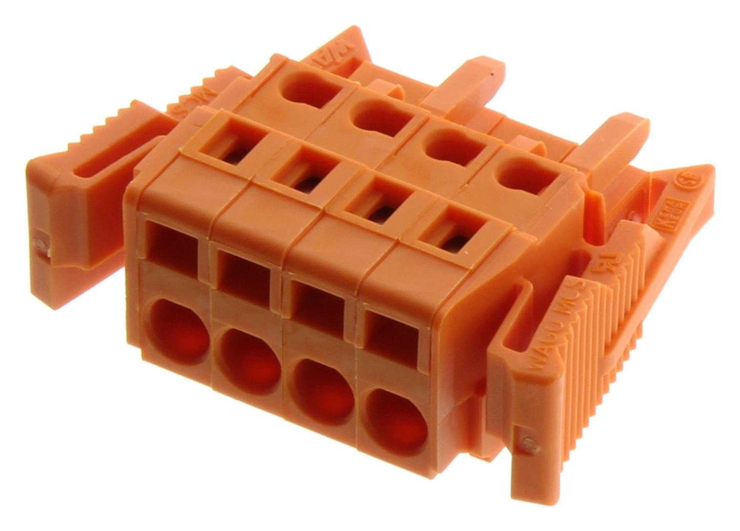 Wago 231-304/037-000 Terminal Block, Pluggable, 4Pos, 16A