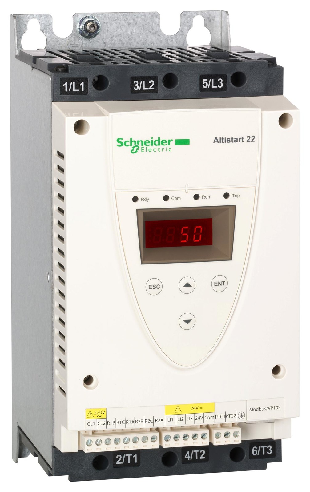 Schneider Electric Ats22D17S6 Soft Starter, 3-Ph, 17A, 9Kw, 600Vac
