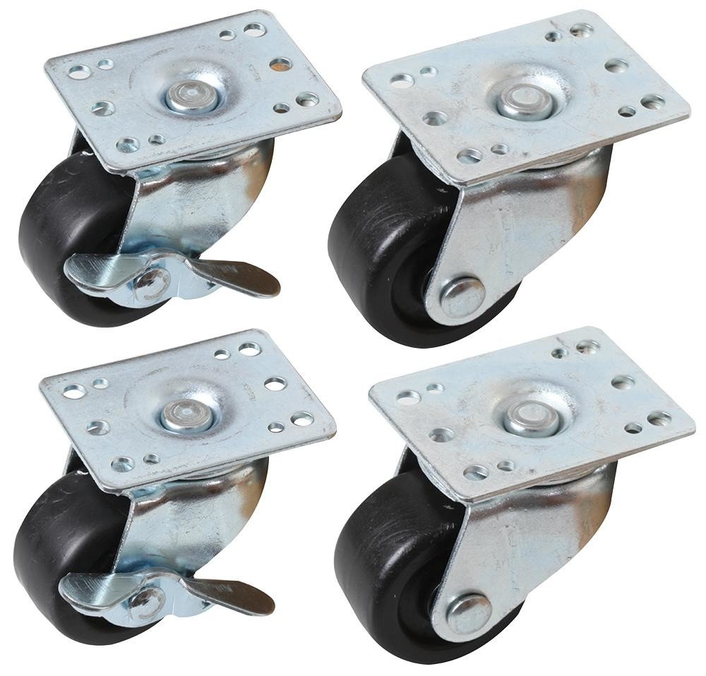 Lms Data Cab-Castor-Febr Castors, Lockable, Pack Of 4