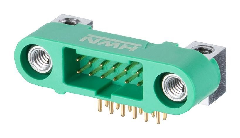 Harwin G125-Mh11205M4P Connector, R/a Hdr, 12Pos, 2Row, 1.25Mm