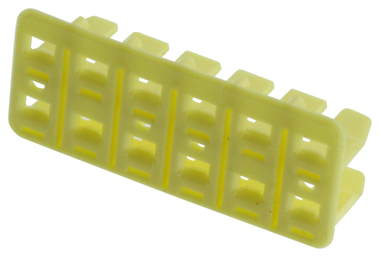 Amp - Te Connectivity 174662-7 Double Lock Plate, Pbt, Yellow