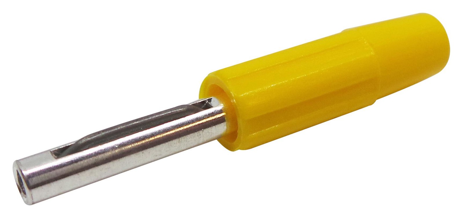 Deltron Components 550-0700-01 Plug, 10A, 4Mm, Cable, Yellow