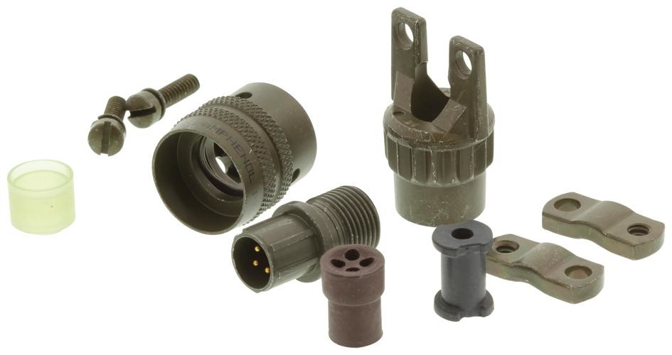 Amphenol Industrial Pt06E-8-4P(Sr) Circular Connector, Plug, Size 8, 4 Position, Cable
