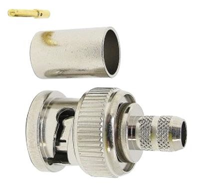 Vdc 339-275-300 Connector, Hd Bnc, Male, Rg59U Flexi