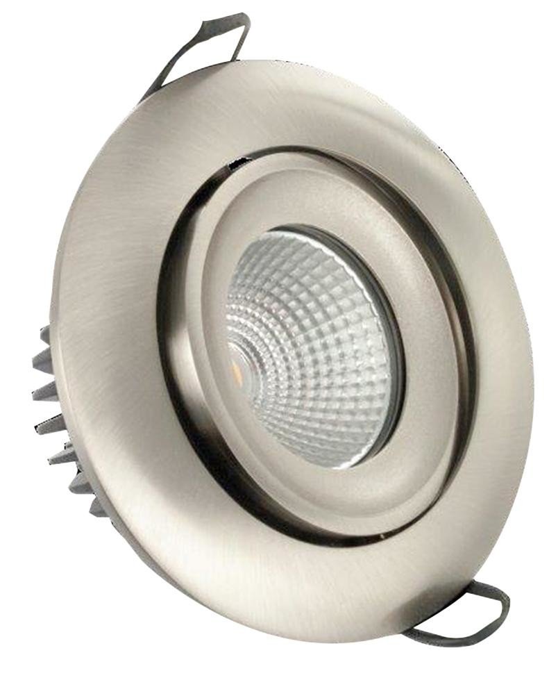 Integral Led Ildlfr92C015 Downlight Led 430Lm 6W 3K Tilt Satin N