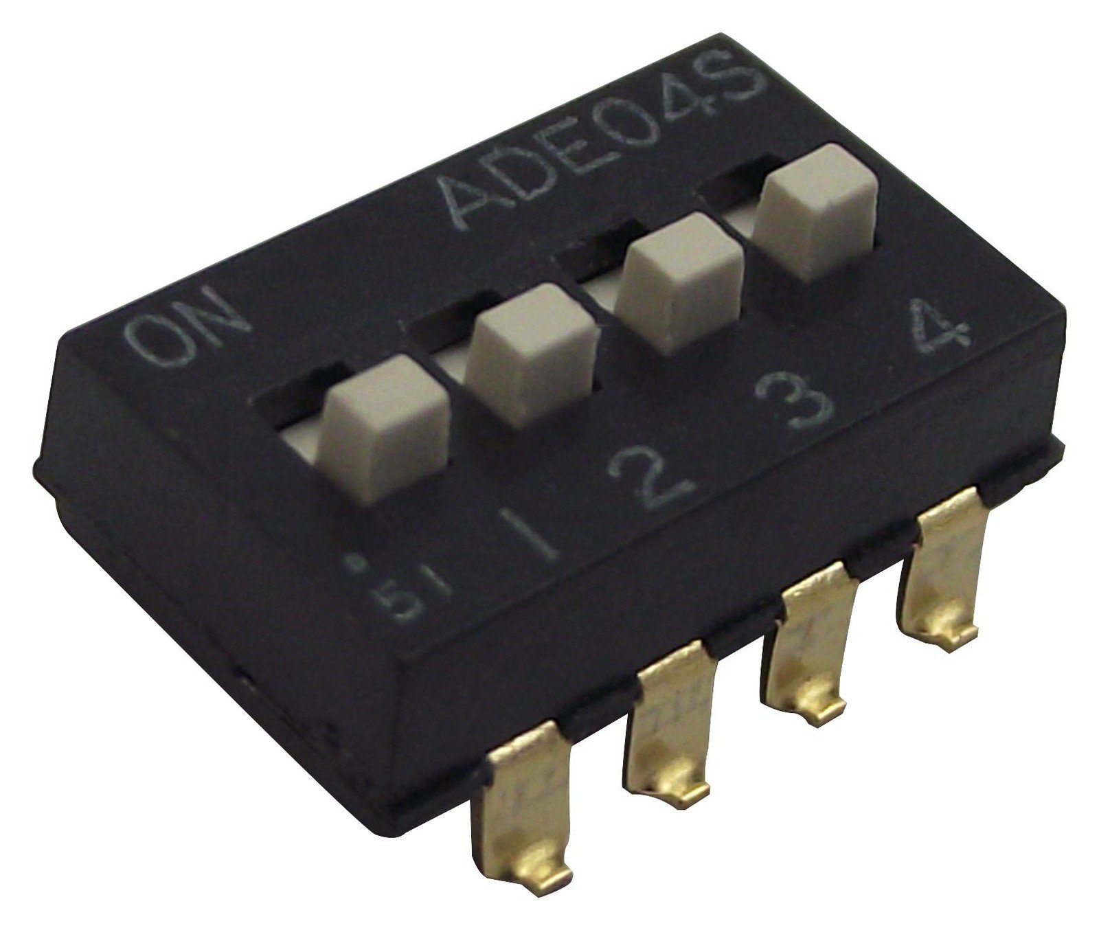 Alcoswitch - Te Connectivity 1825058-7.. Dip Switch, 4Pos, Spst, Slide