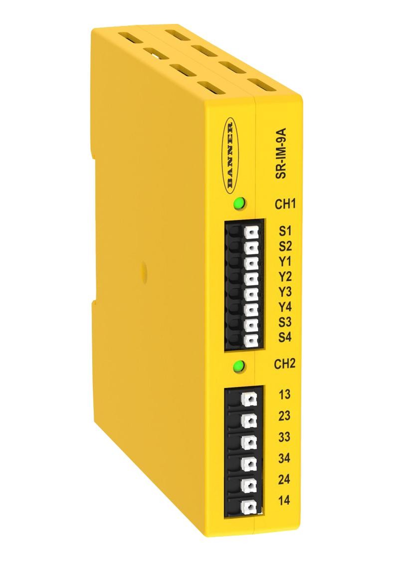 Banner Engineering Sr-Im-9A Relay Module For Safety Light Curtain/control With Edm