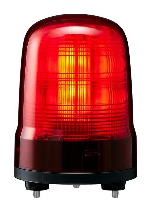 Patlite (U.s.a.) Sf10-M1Jn-R Beacon, Flash/rotate/pulse, Red, 100Mm
