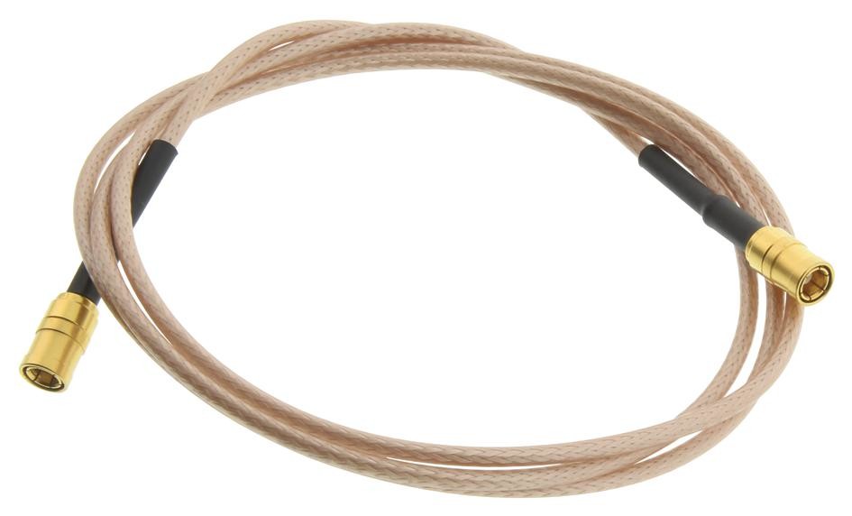 Amphenol Rf 145101-01-24.00 Coax Cable, Smb Plug-Smb Plug, 24